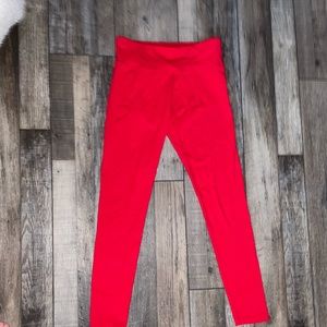 Red Leggings